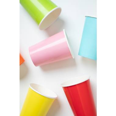 Baby Pink Disposable Cups 350 ml - 8 pieces 4